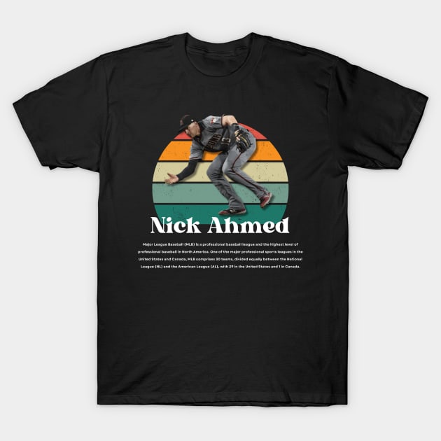 Nick Ahmed Vintage Vol 01 T-Shirt by Gojes Art